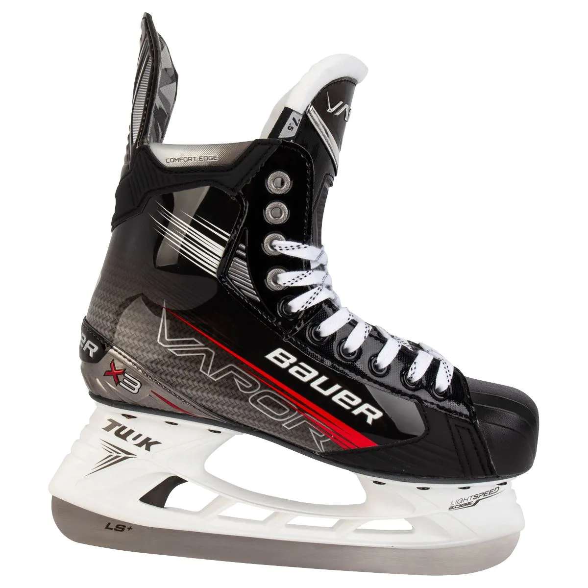 Bauer Vapor x3 アイススケート ブラック/レッド Коньки BAUER VAPOR X3 SR, купить по цене от 25690.00₽ с доставкой