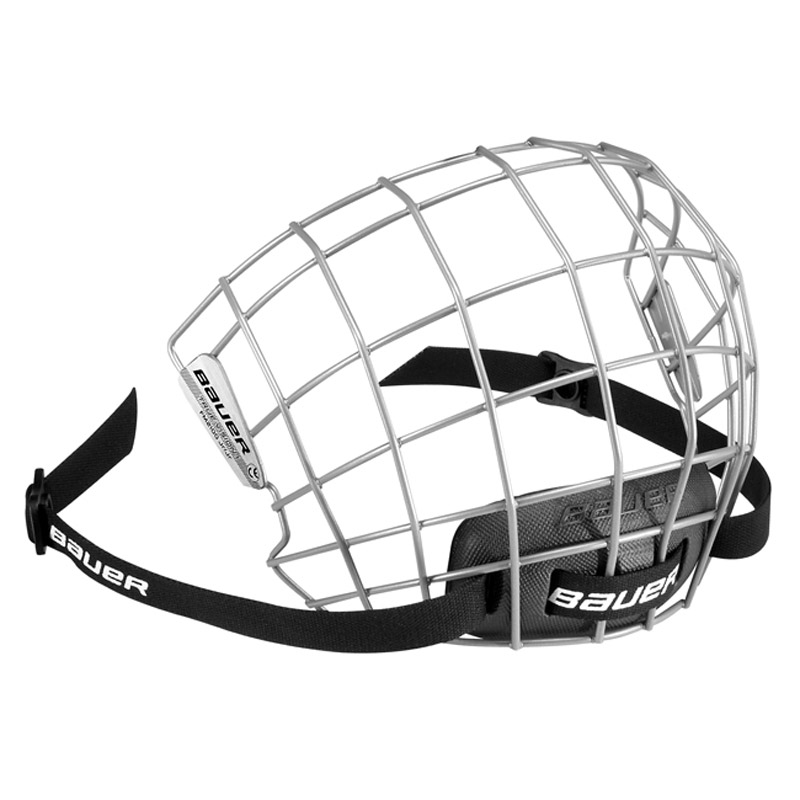Маска хоккейная bauer. Маска для шлема Bauer 2100 Facemask SR. Хоккейный шлем Бауэр 2100. Маска визор Бауэр.