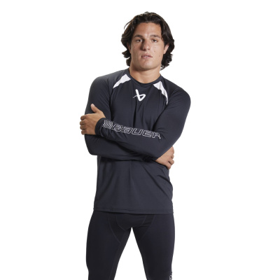 Нательное белье (майка с длинным рукавом) BAUER S22 PERFOMANCE LS BL TOP SR