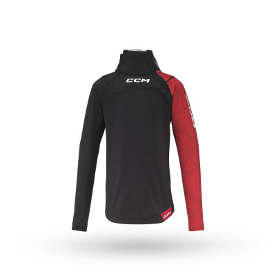 Нательное белье (майка с длинным рукавом) CCM LONG SLEEVE TOP WITH NECK GUARD YTH