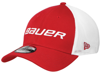 1040125 Bauer 39Thirty Mesh Back Cap- RED