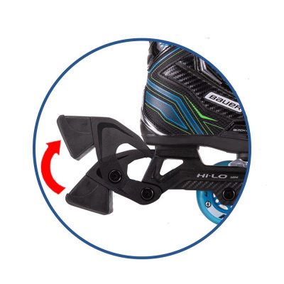 Коньки роликовые BAUER XLP ADJUSTABLE YTH-14