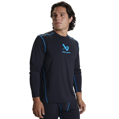 Нательное белье (майка с длинным рукавом) BAUER S22 BASIC BL LS TOP SR
