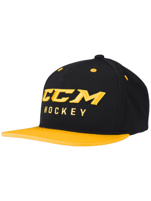 ccm-true-to-hockey-flat-brim-snapback-blkyel