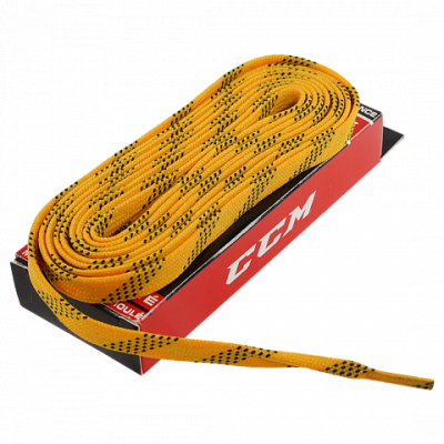 CCM_HOCKEY_LACES_YELLOW_WAX CCM_HOCKEY_LACES_YELLOW_WAX